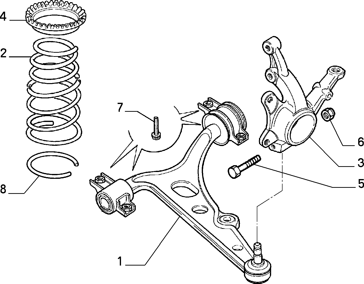 MOPAR PARTS 46474557 - SWINGING ARM RH autodetail.com.ua