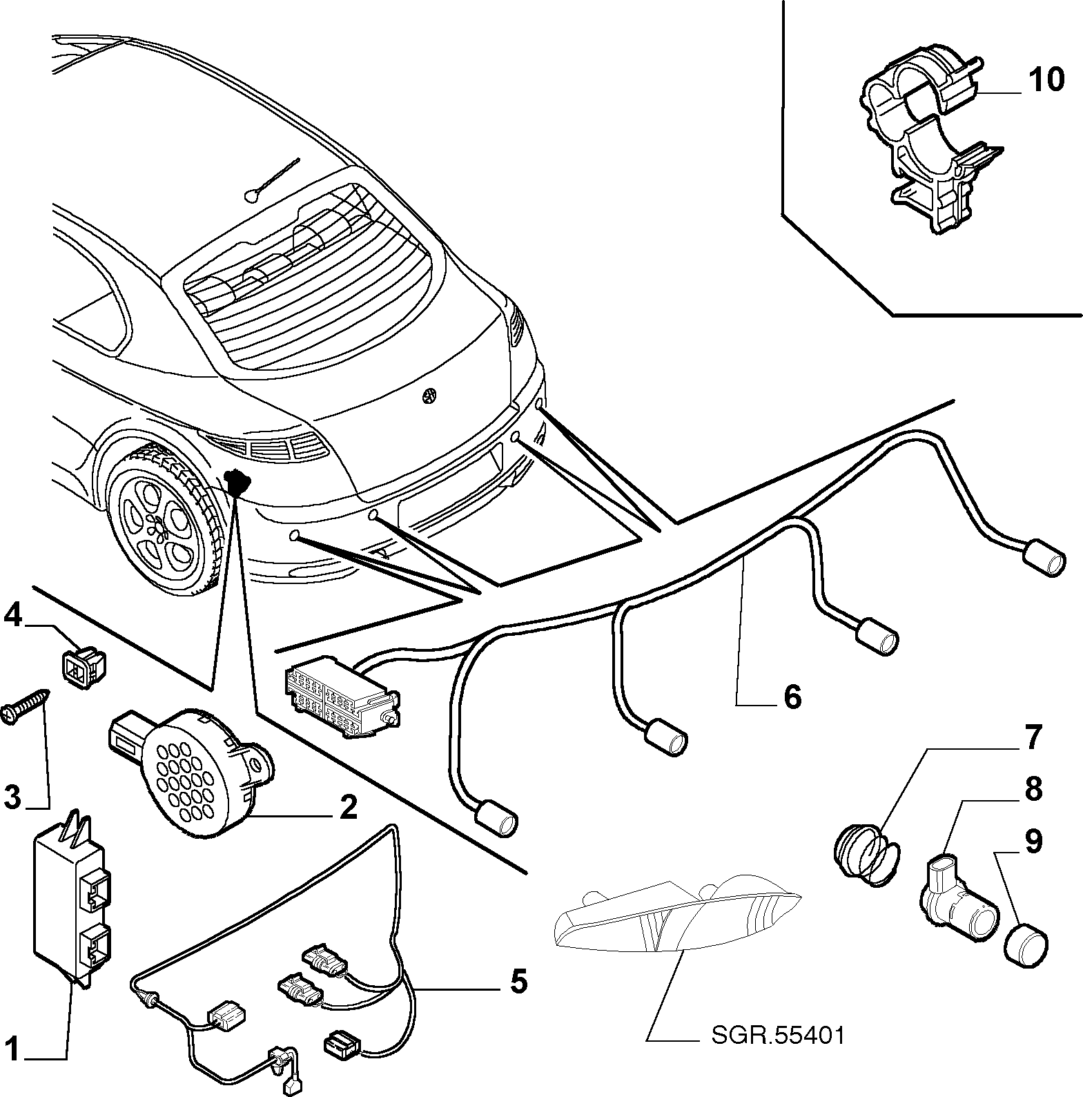 MOPAR PARTS 14215480 - PAD autodetail.com.ua