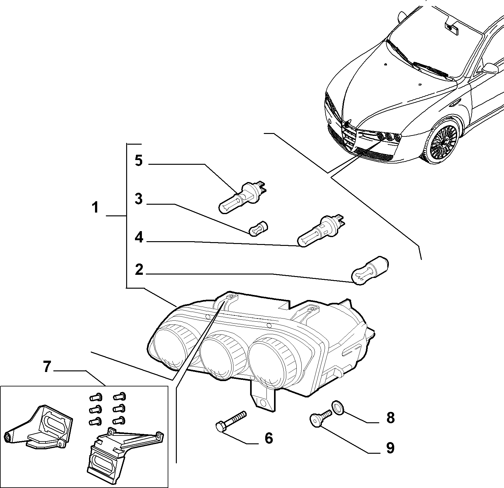 MOPAR PARTS 14148094 - BULB 21W DIREZ. autodetail.com.ua