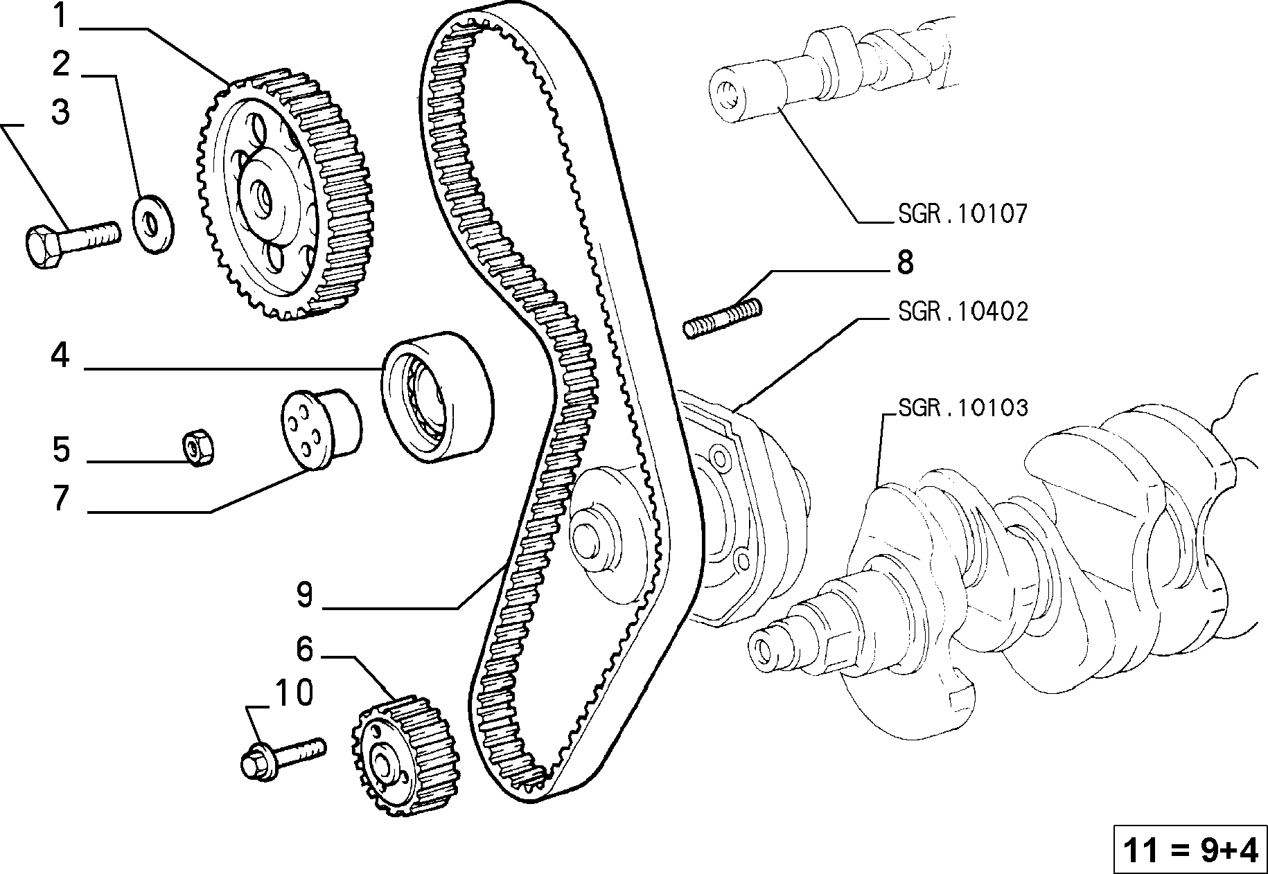 MOPAR PARTS 46526261 - DRIVING GEAR autodetail.com.ua