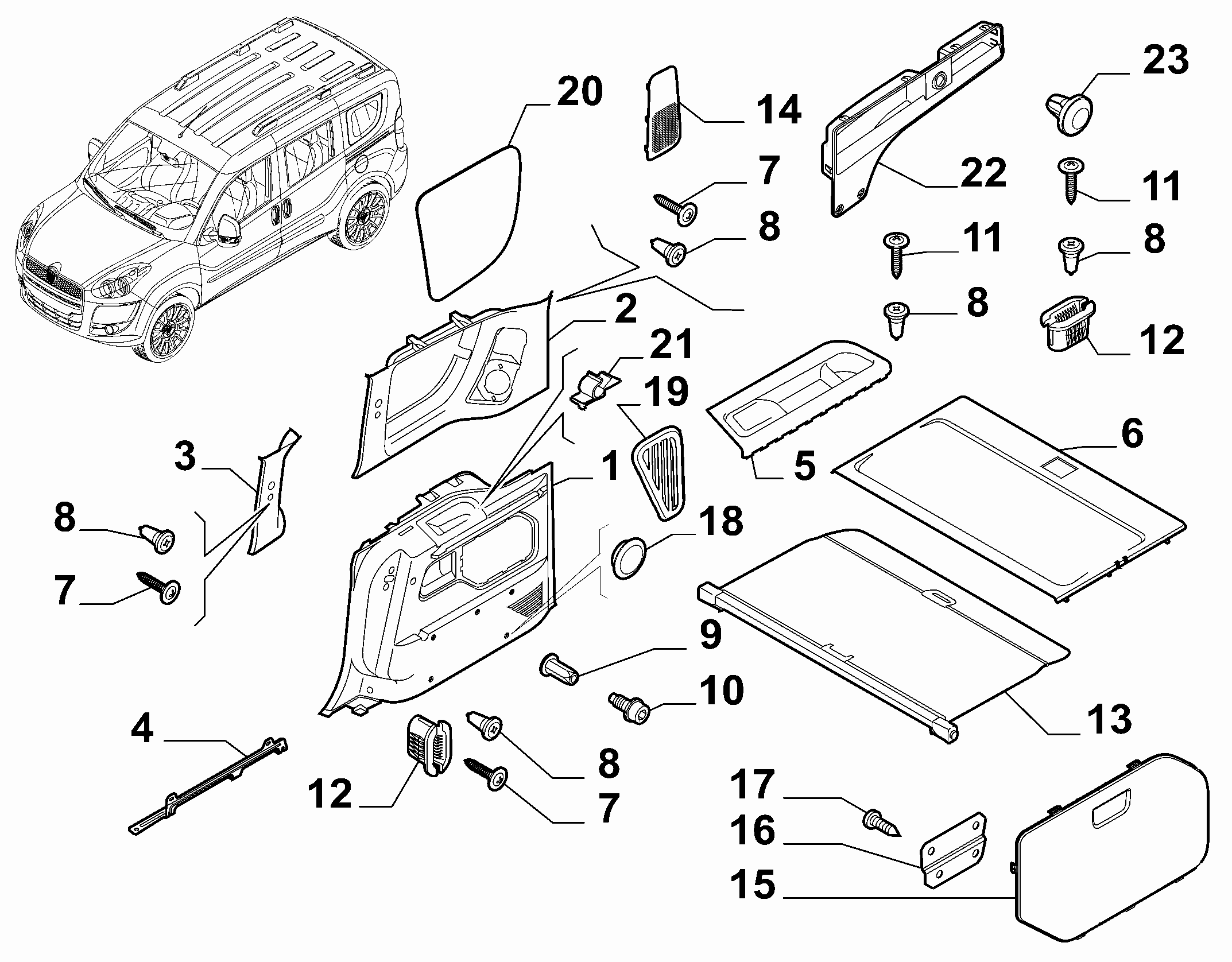 MOPAR PARTS 15689409 - SCREW autodetail.com.ua