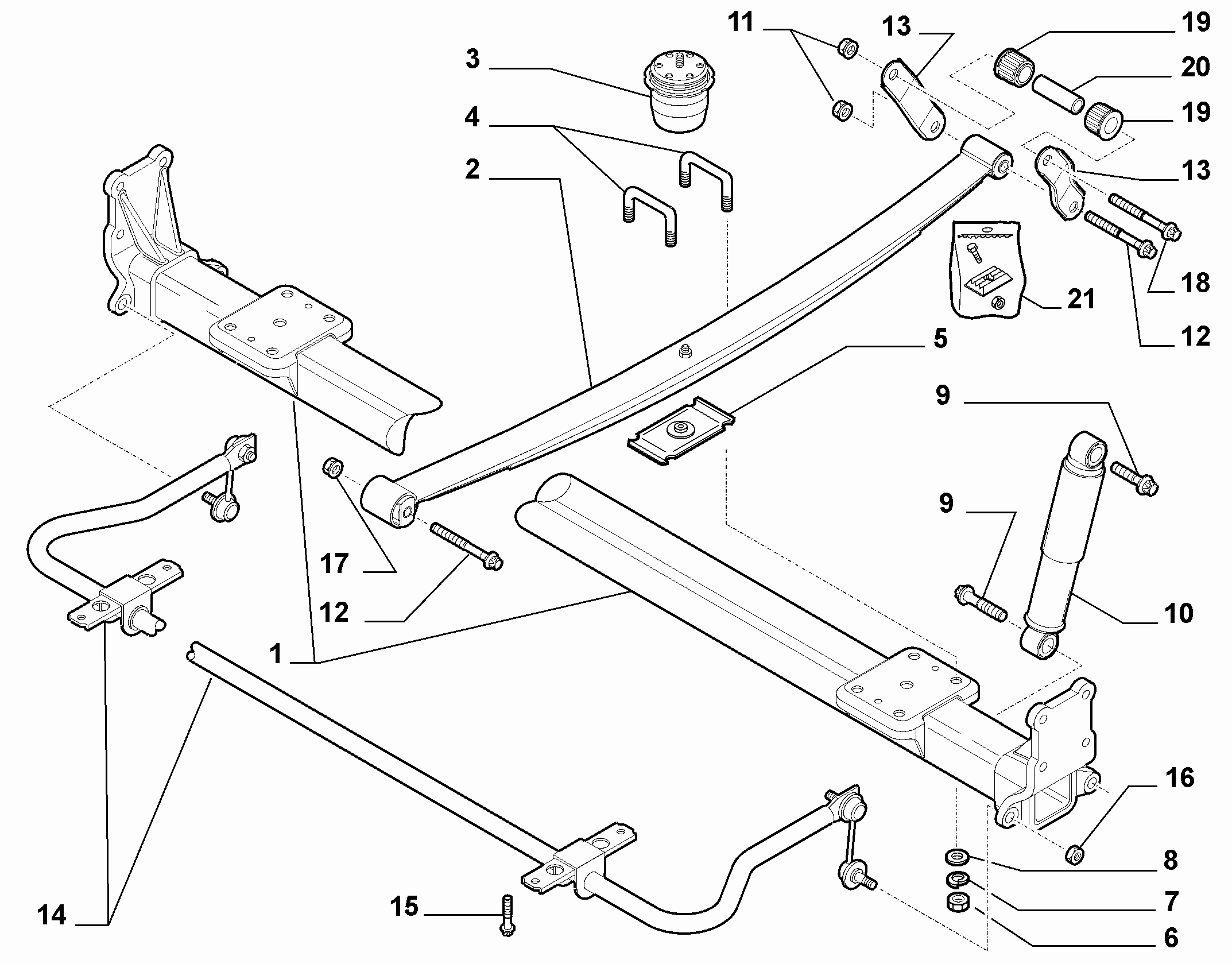 MOPAR PARTS 1351263080 - BUSH autodetail.com.ua