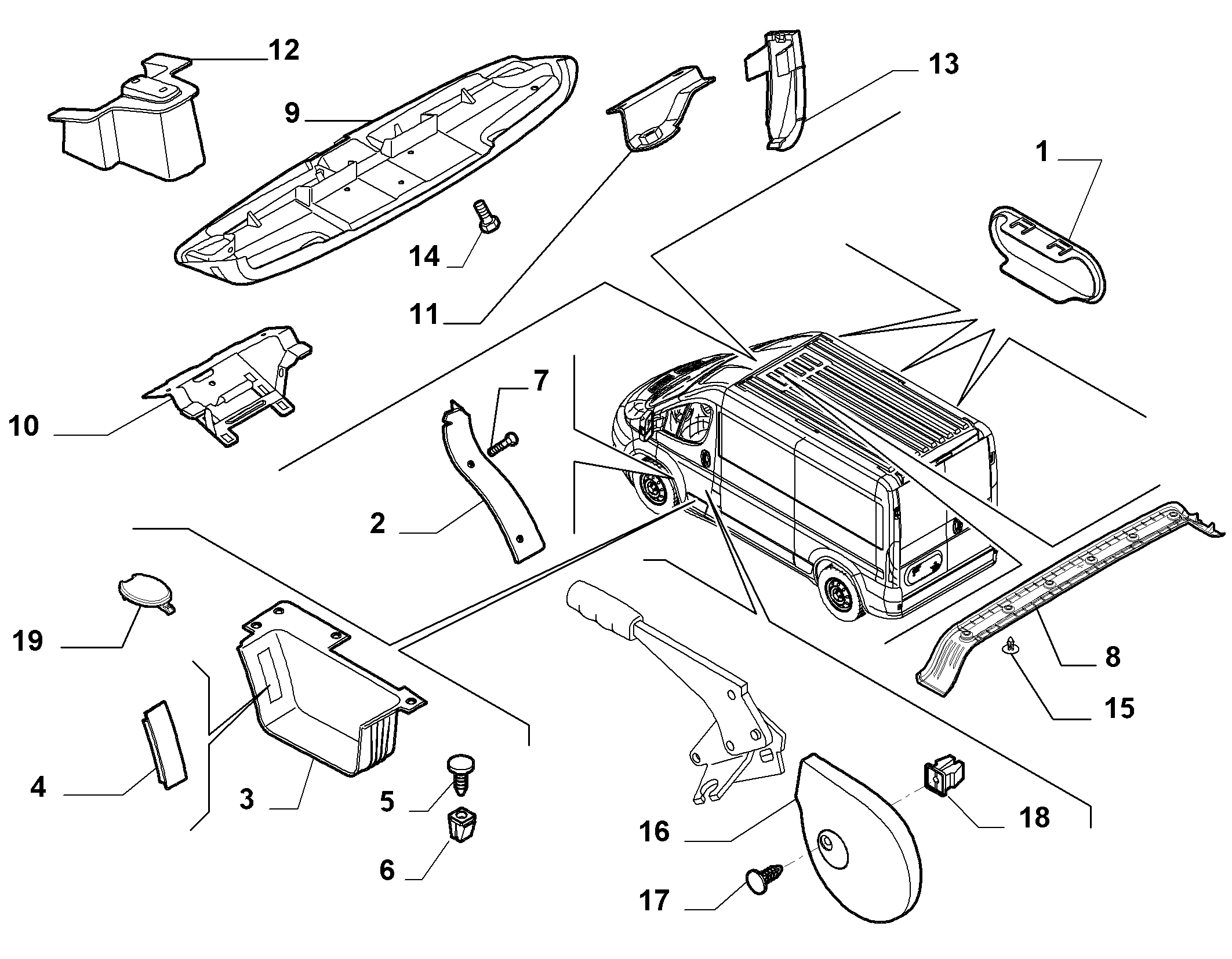 MOPAR PARTS 14589887 - BUTTON autodetail.com.ua